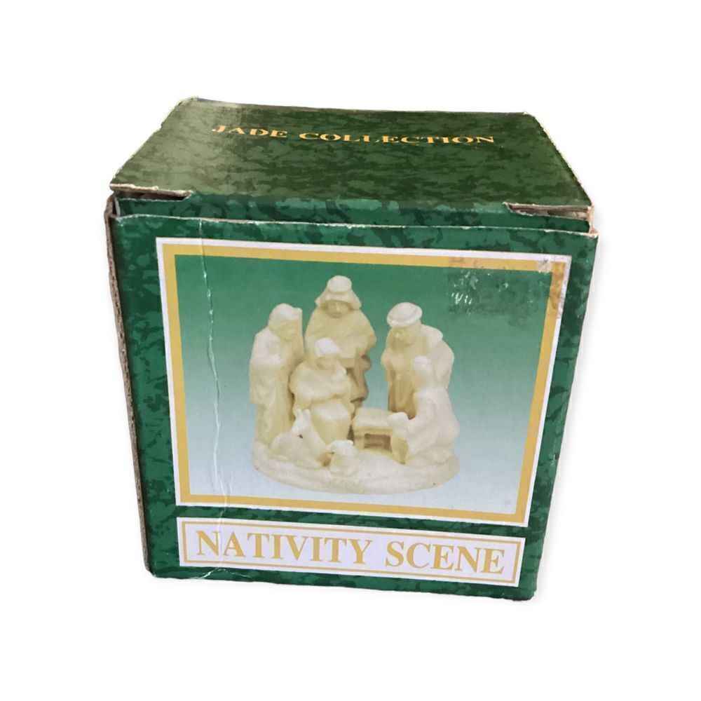World Bazaars Jade Collection Nativity Scene